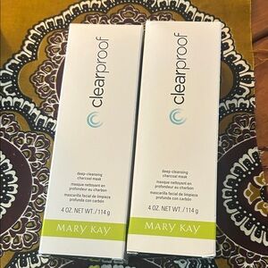 Mary Kay Clearproof Charcoal Mask - White and Green Packaging